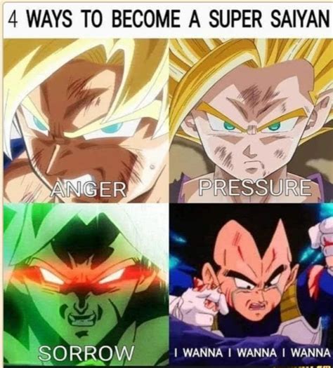 4 ways to become super saiyan by DragonballMemes on DeviantArt