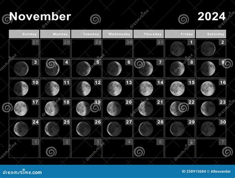 November Lunar Calendar 2024 - Jamima Catharine