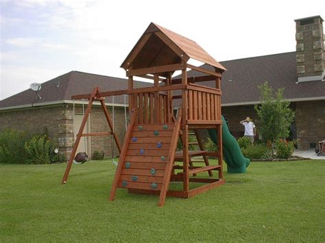 Diy Playhouse Swing Set Plans