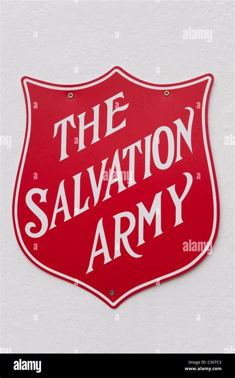 The Salvation Army red shield logo Stock Photo - Alamy