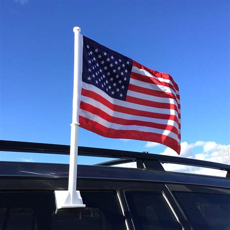 Buy Heavy Duty Patriotic USA Car Flag - Double Sided Cheap | H&J Liquidators and Closeouts, Inc