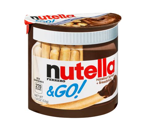 Nutella & Go Snack Packs, Chocolate Hazelnut Spread with Breadsticks Pack 3 | Shop Today. Get it ...