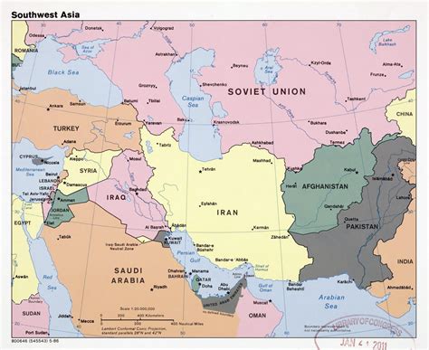 Large-detailed-political-map-of-southwest-asia-with-capitals-and-major ...