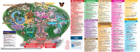 Disneyland Park Map - Updated in February 2022!