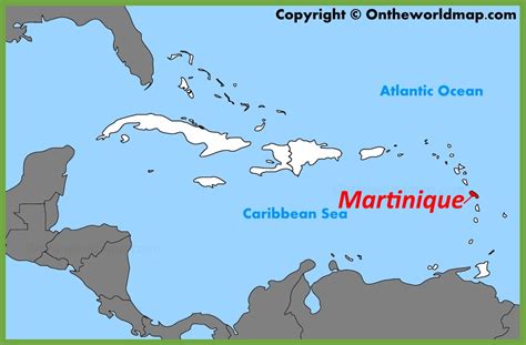 Martinique Map | France | Maps of Martinique Island