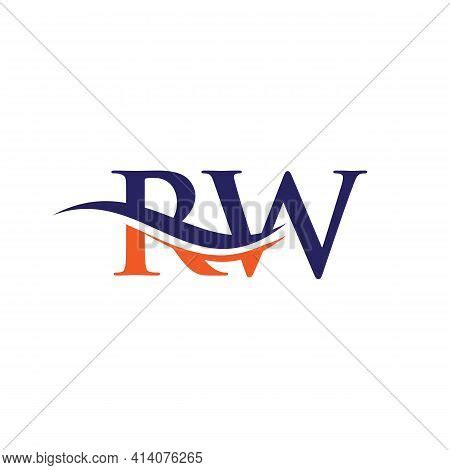 Rw Logo Design Vector Vector & Photo (Free Trial) | Bigstock