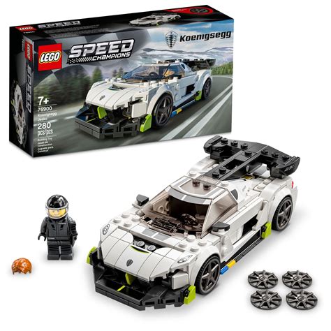 Buy LEGO Speed Champions Koenigsegg Jesko 76900 Racing Sports Car Toy with Driver Minifigure ...