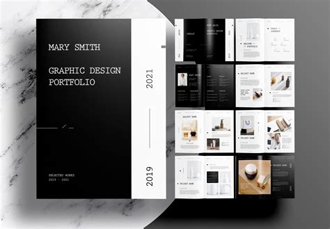 Free Graphic Design Portfolio Layout InDesign Template Indesign ...