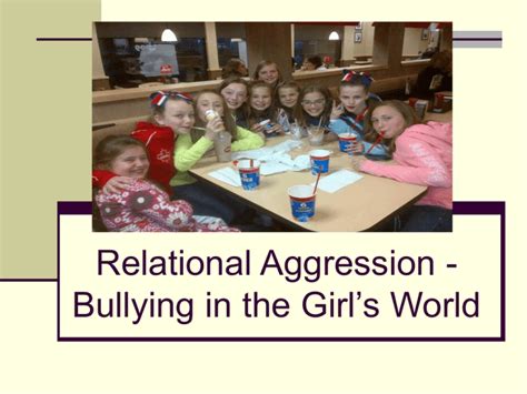 Relational Aggression or Bullying in the Girls` World