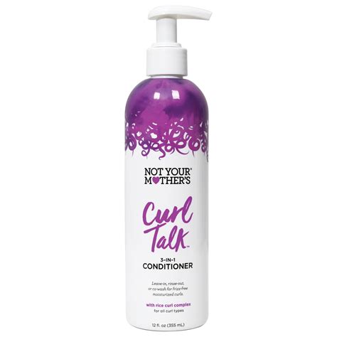 Not Your Mother's Curl Talk Conditioner Curly Hair Conditioner, 12 oz ...