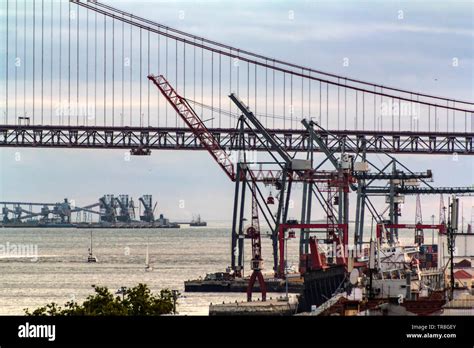 International Port of Lisbon Stock Photo - Alamy