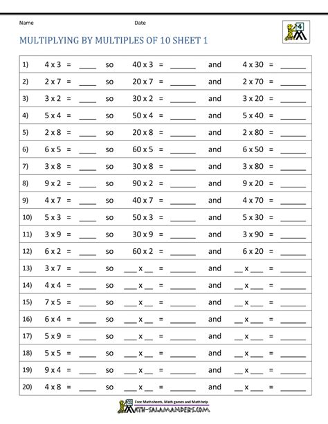 Power Of 10 Worksheets - Photos Cantik