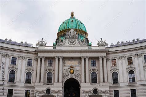 The famous Hofburg Palace, former principal imperial palace of the Habsburg dynasty. Located in ...