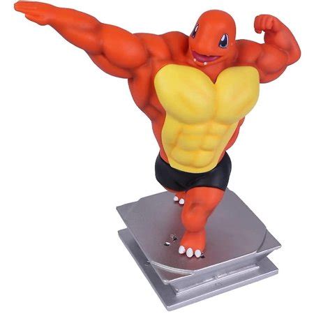 Pokemon: Muscular Hunk Charmander Funny Version Pvc Figure - 5.9 Inches ...