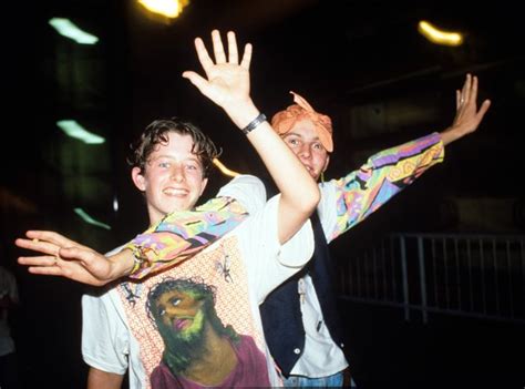 Sad Jesus t-shirt. - These Classic Rave Photos Will Make You Glad The 90s Are Over - Radio X