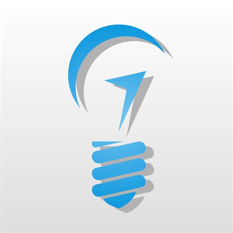 Vector for free use: Light bulb logo