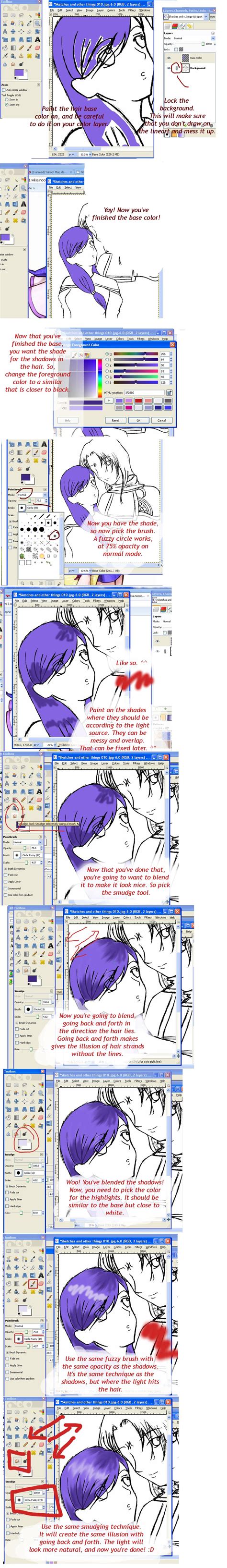 Gimp Hair Tutorial by writerism on DeviantArt