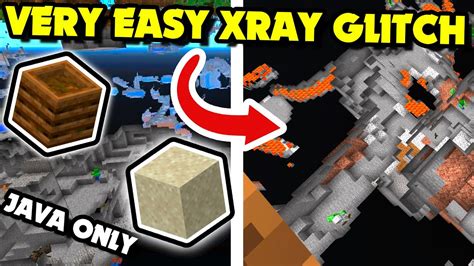 VERY EASY Xray Glitch | Minecraft 1.17.1 Java | Composter & Sand Xray Glitch (Minecraft Tutorial ...