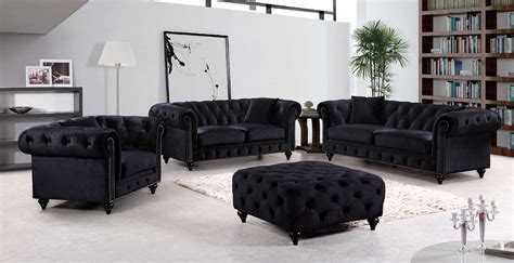 20+ Black Sofa Set Decorating Ideas – DECOOMO