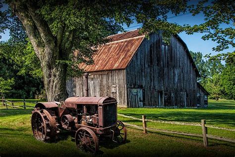 26 best ideas for coloring | Farm Scenes With Barns And Tractors