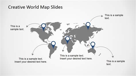 Free Creative World Map Slides for PowerPoint & Google Slides