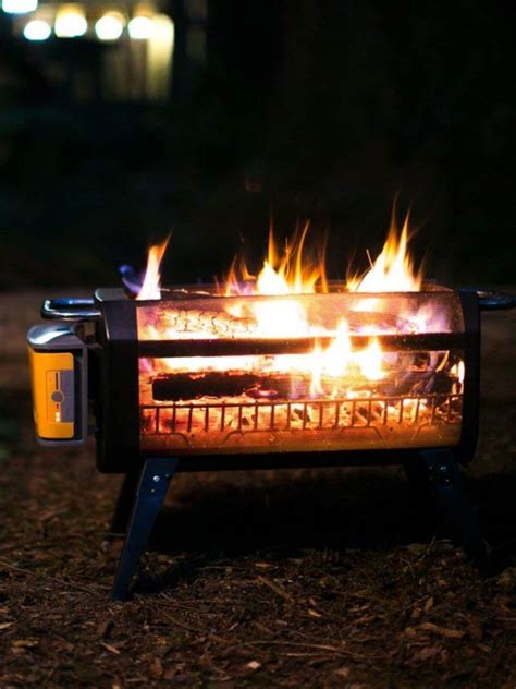 BioLite FirePit Outdoor Smokeless Wood & Charcoal Burning FirePit and ...