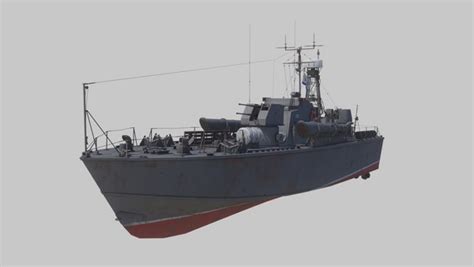 3D torpedo boat project model - TurboSquid 1712111