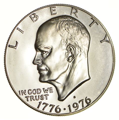 Silver - SPECIALLY MINTED - S Mint Mark - 1976-S - 40% Eisenhower ...