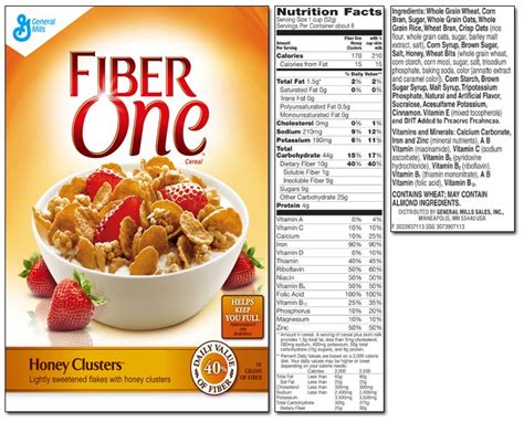 Fiber_One_Honey_Clusters. Eat these instead of honey Nut cheerios. These have less sugar | Whole ...