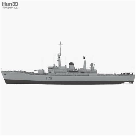 Leander-class frigate 3D model - Ship on Hum3D