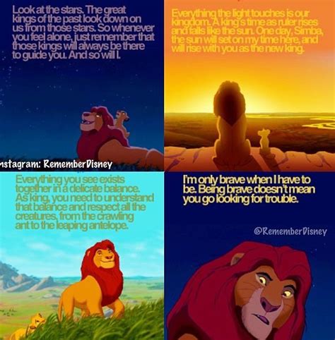 Inspirational Lion King Quotes Mufasa - ShortQuotes.cc