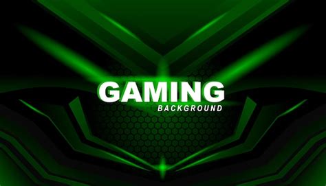 Premium Vector | Abstract dark green Futuristic Gaming Backgrounddark green geometric background ...