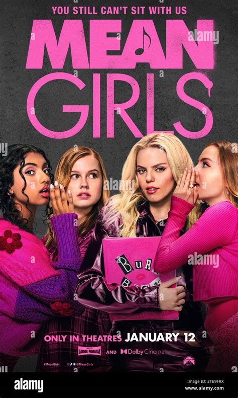 Mean Girls 2024 poster Avantika, Angourie Rice & Renee Rapp Stock Photo ...