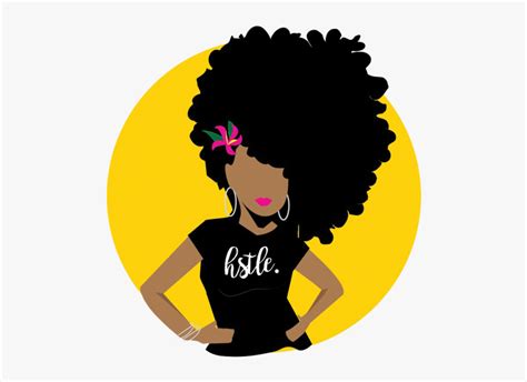 Black Hair Stylist Clipart, HD Png Download , Transparent Png Image - PNGitem