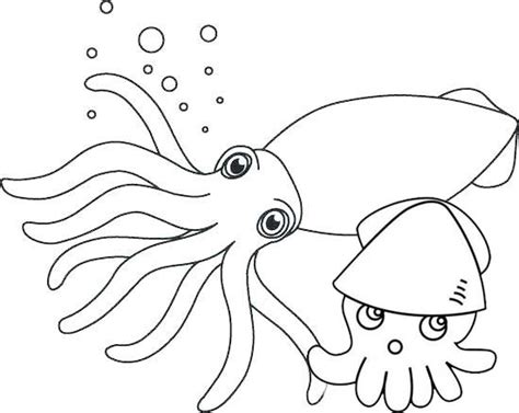 Octonauts Giant Squid Coloring Page Coloring Pages