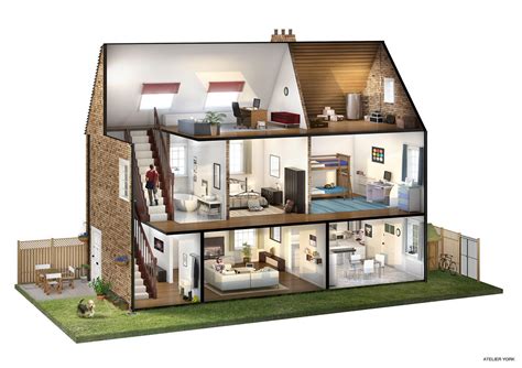 Lloyds House - Cutaway Illustration (3) | Images :: Behance