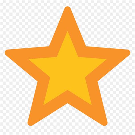 Star Emoji Meaning Star Emoji Meaning - Rounded Edge Star Png, Transparent Png - vhv