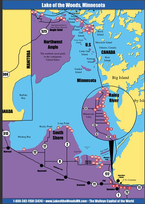 Lake Of The Woods Map - Maping Resources