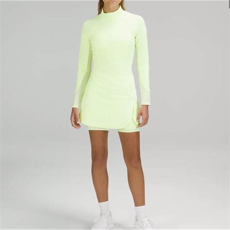 lululemon tennis dress in nulux brand new with... - Depop