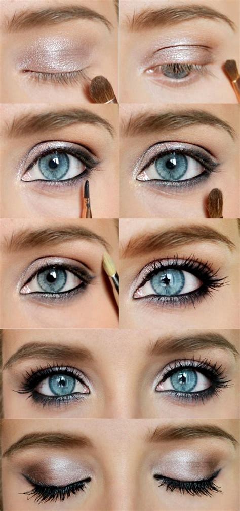 10 Super Easy Step By Step Makeup Tutorials For Blue Eyes | Styles Weekly