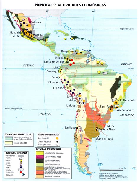 RECURSOS PARA LA CLASE DE SEXTO: MAPA TEMÁTICO AMÉRICA LATINA