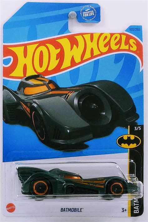 Hot Wheels 2023 - Collector # 103/250 - Batman 3/5 - Batmobile - Dark ...