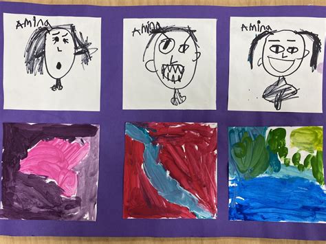 Kindergarten Shows Emotions – Art With Ms. Bruce