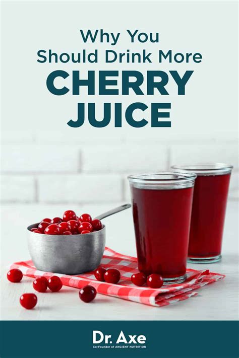 Tart Cherry Juice Benefits, Side Effects and How to Make - Dr. Axe