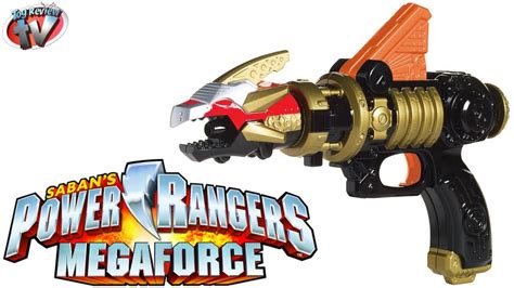 Power Rangers Megaforce Power Ranger Blaster Toy Review, Bandai - YouTube