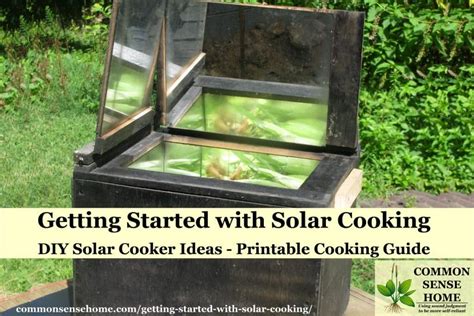 Getting Started with Solar Cooking - DIY Solar Cooker Ideas