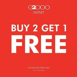 G2000 Outlet Buy 2 FREE 1 Promotion at Genting Highlands Premium ...