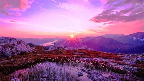 Purple Sunrise Wallpapers - Top Free Purple Sunrise Backgrounds ...