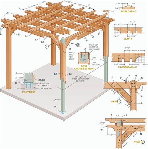 How to Build a Pergola - Recommended Tips