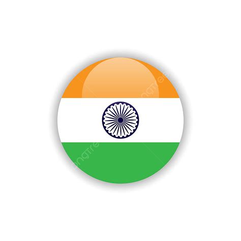 Tombol Desain Bendera India Flag Vector, Bendera, India, Tombol PNG dan Vektor dengan Background ...